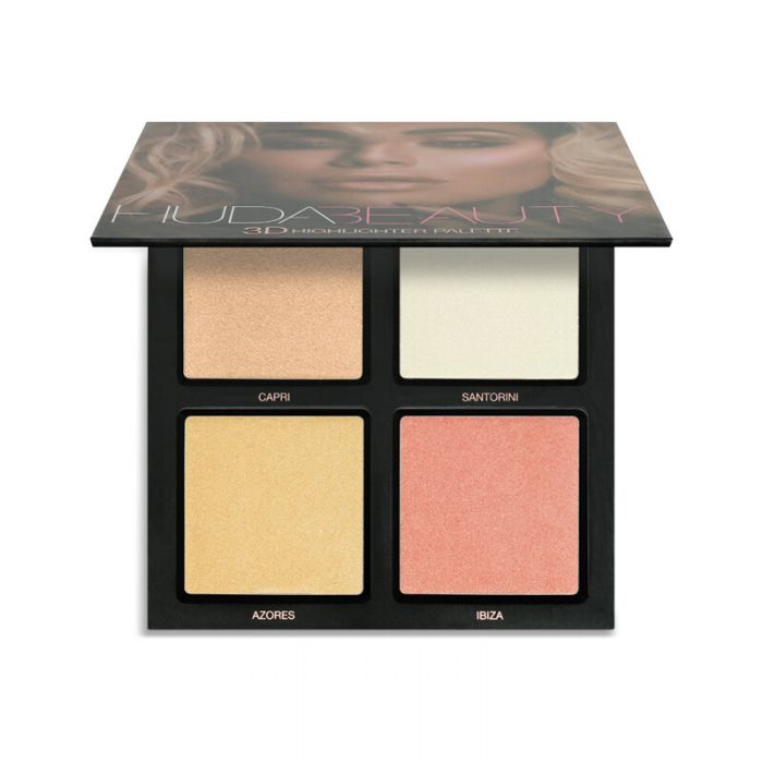 Huda Beauty 3D Highlighter Palette-Pink Sands Edition